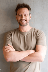 ProstaVive user Michael P. sharing stronger urine flow, better sleep, and increased daily energy